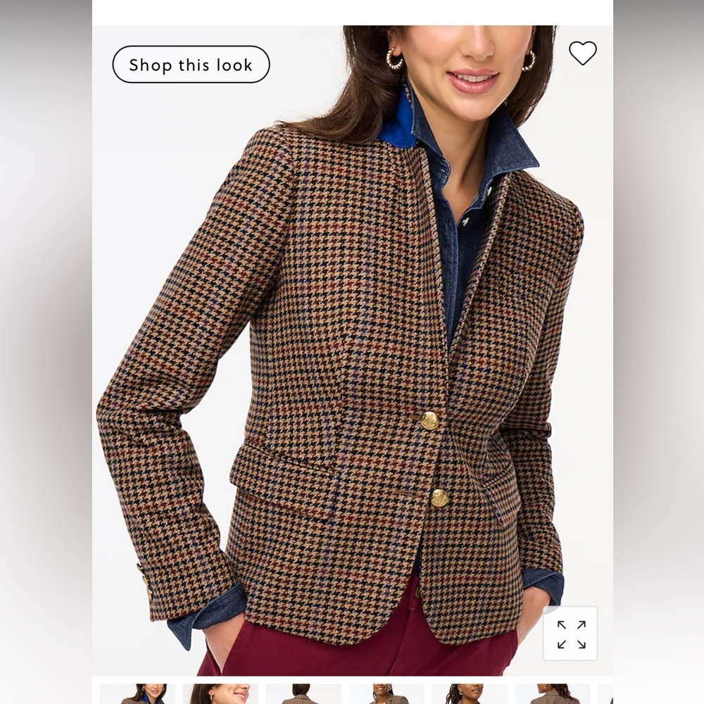 J CREW Women’s Blazer wool blend